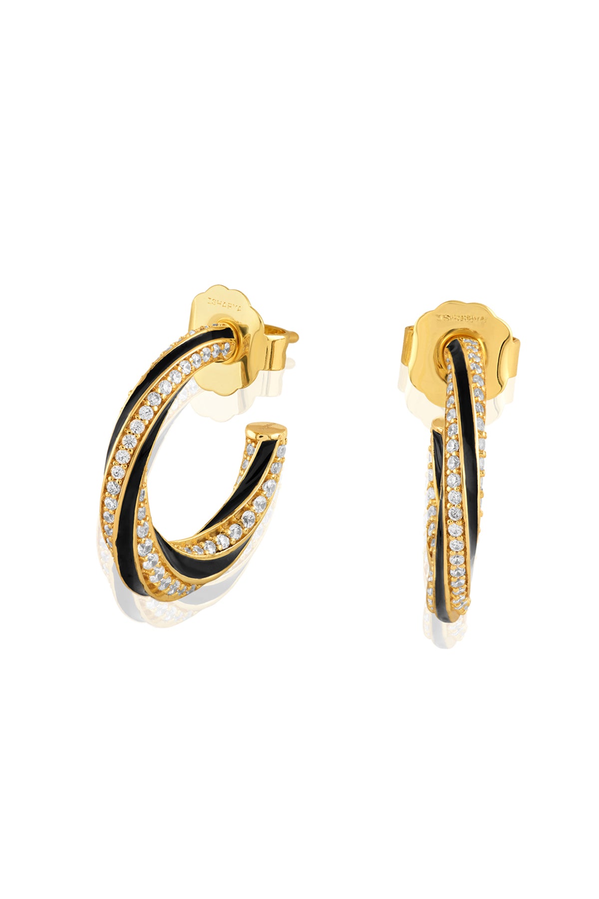 Notura Hoops In 18Kt Gold Plated