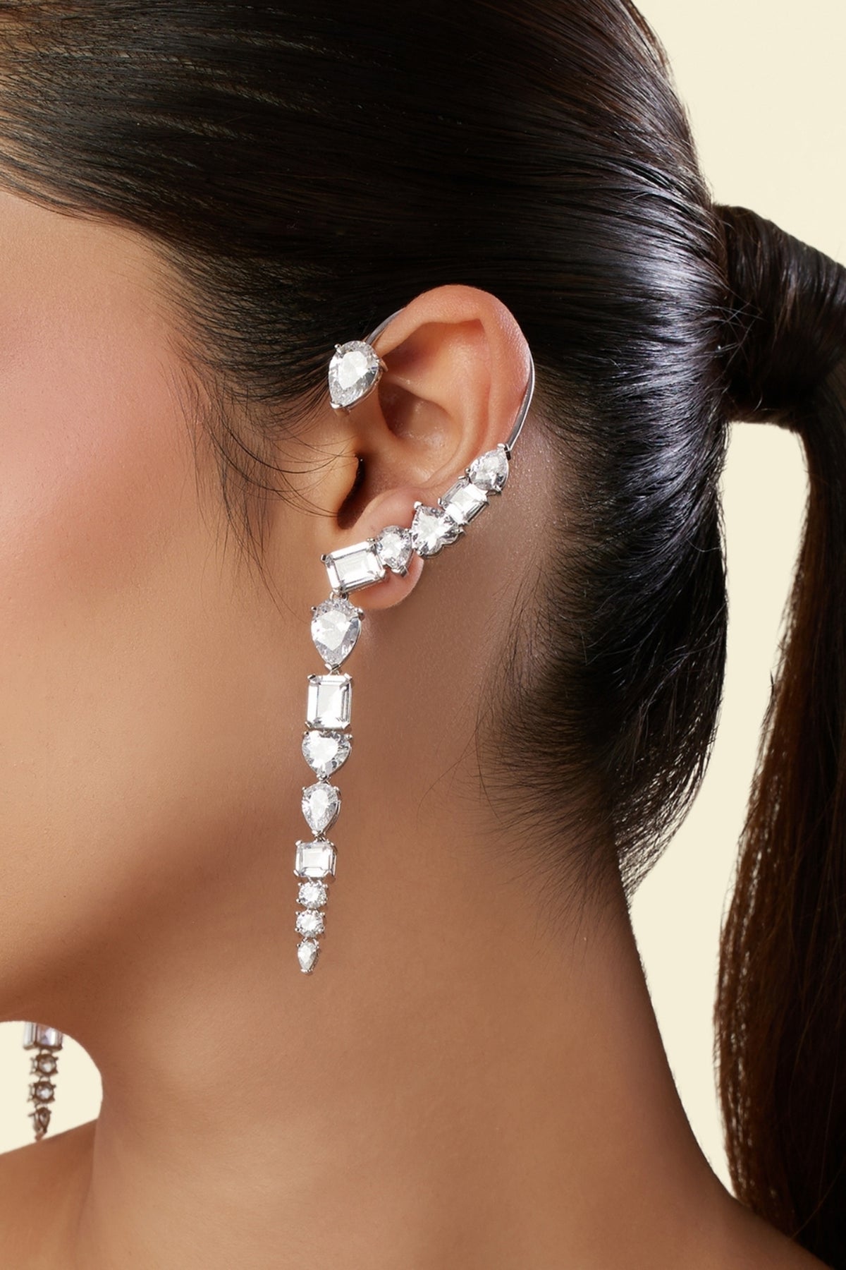 Iridesce Diamante Botox Ear Cuffs