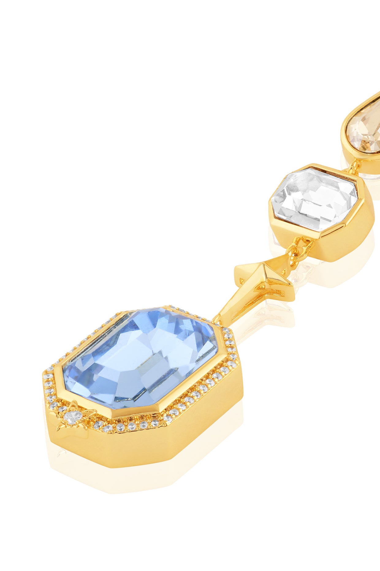 Astraea Statement Danglers 18kt Gold Plated