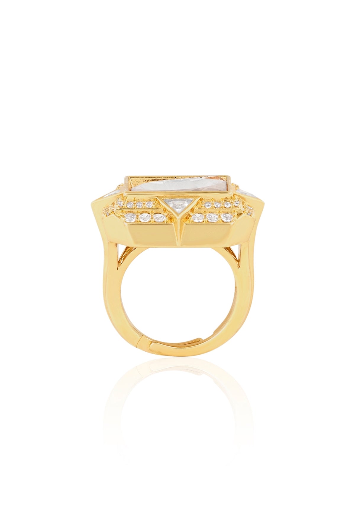 Polki Royal Signet Ring