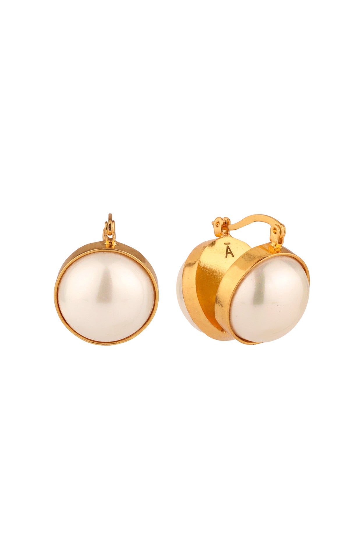 Duo Studs in 22Kt Gold Plating