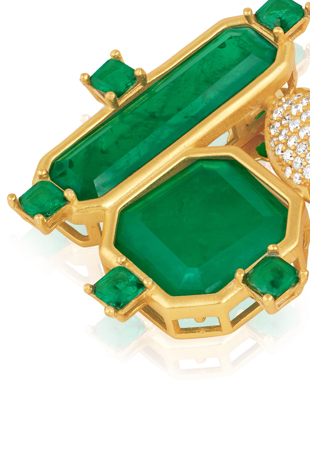 Green With Joy Studs
