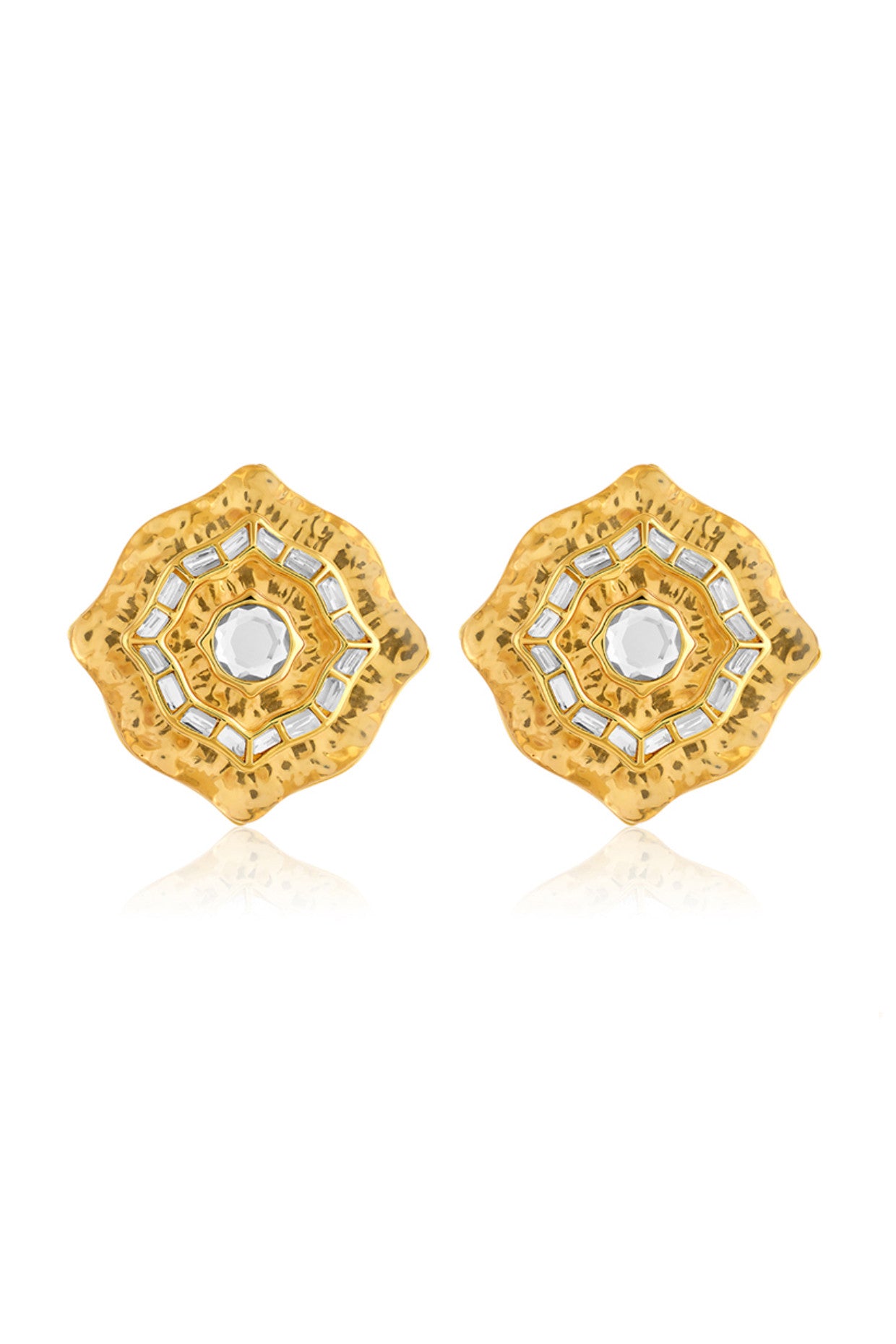Mughal Mirrors Statement Studs