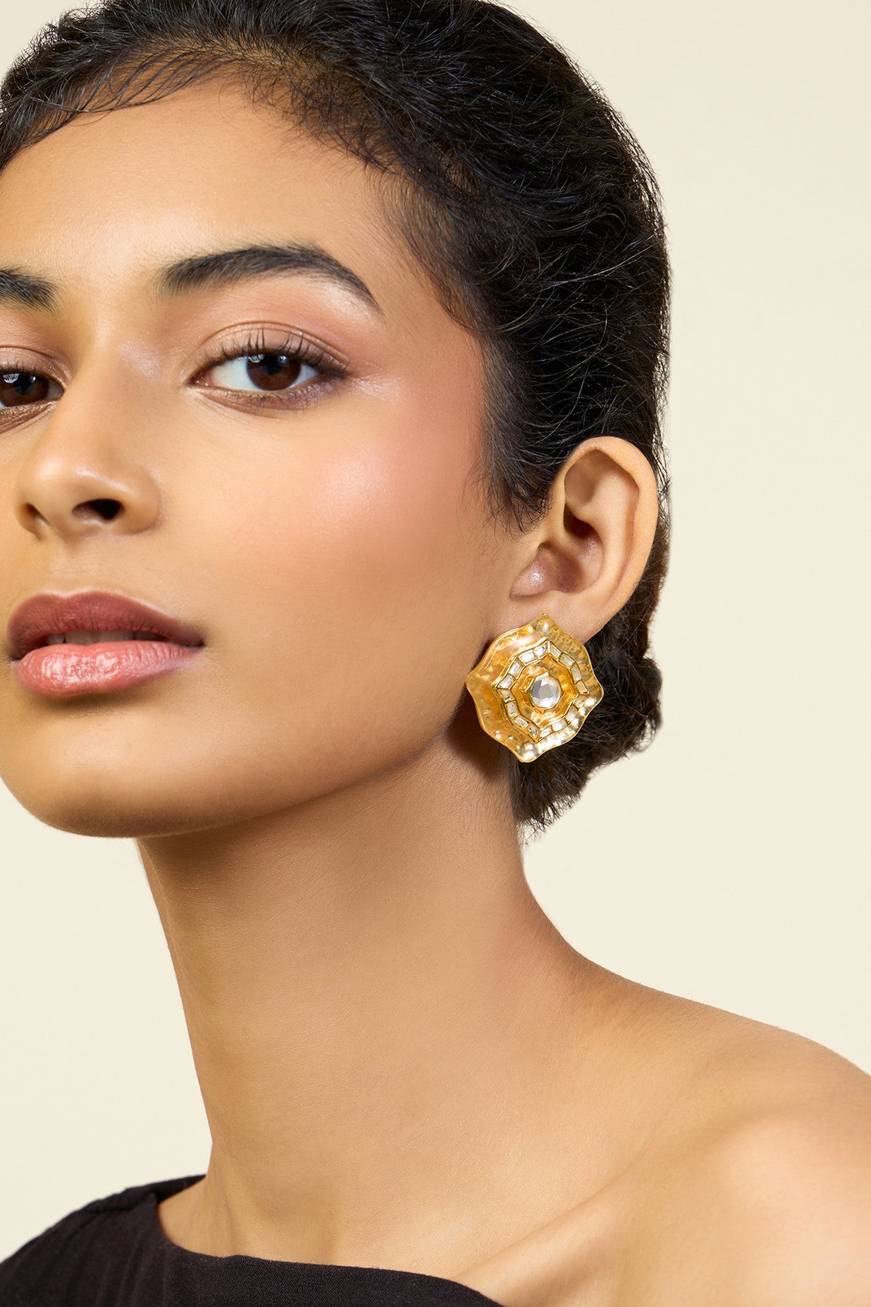 Mughal Mirrors Statement Studs