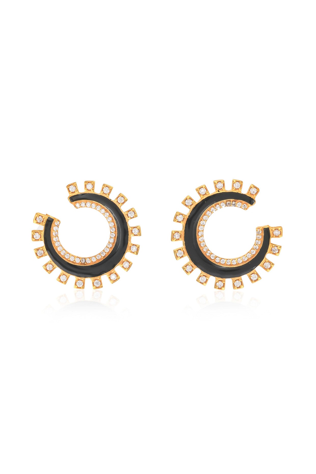 Ebony Domina Earrings