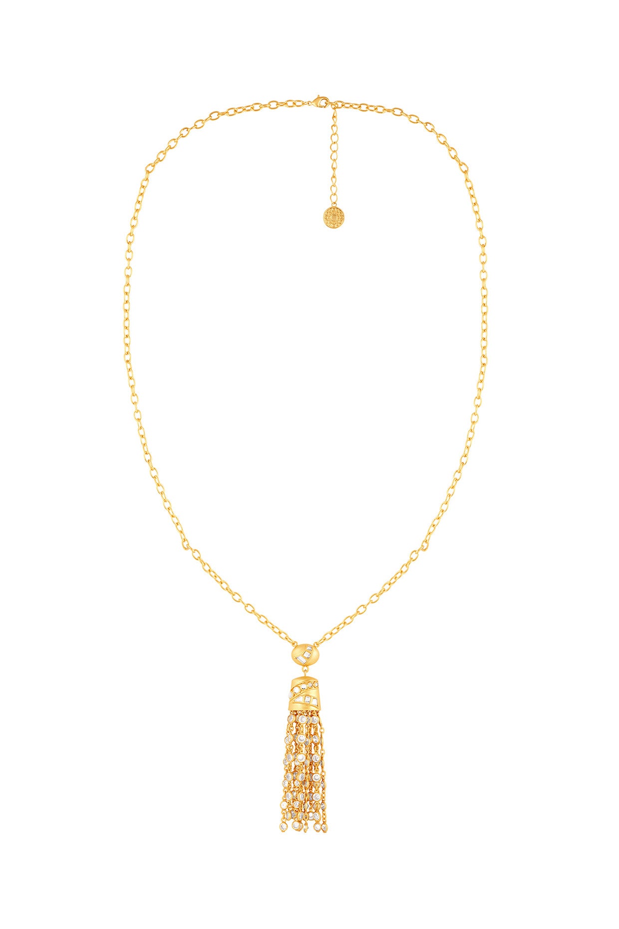 Emerald Tassels Necklace