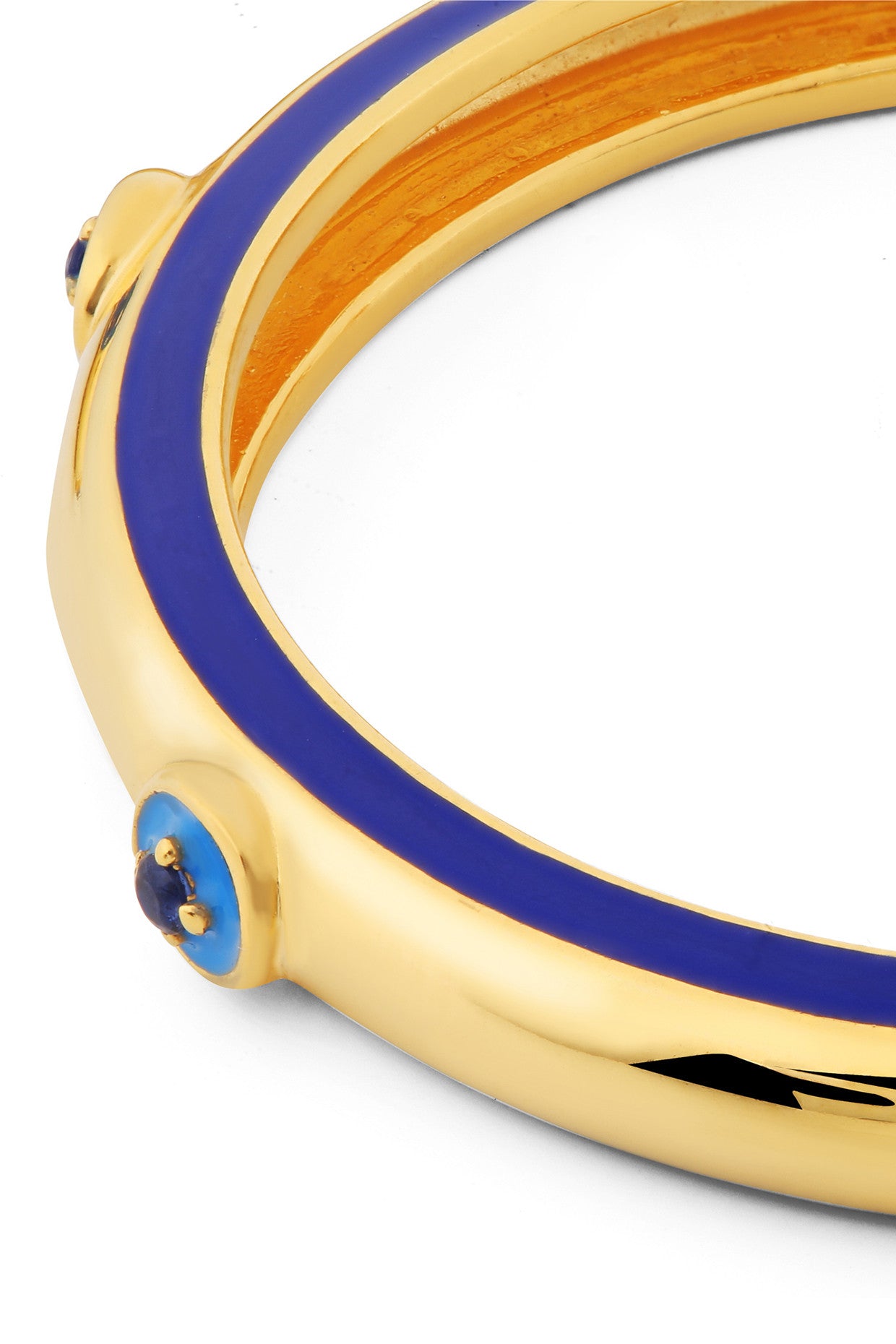 Evil Eye Gold Hoops