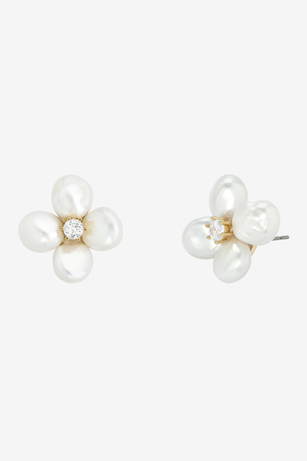 Flower Pearl Earrings