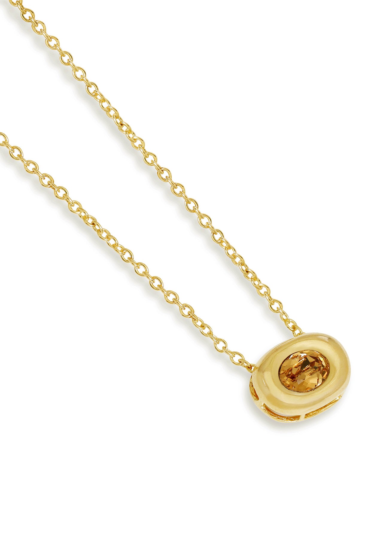 Red Axis Pendant Necklace