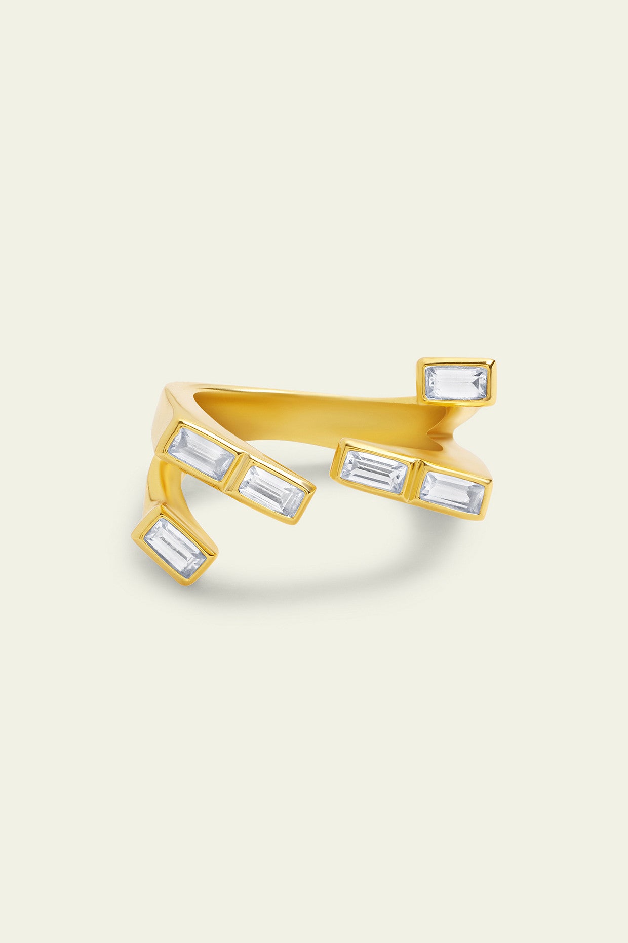 Gold CZ Ring
