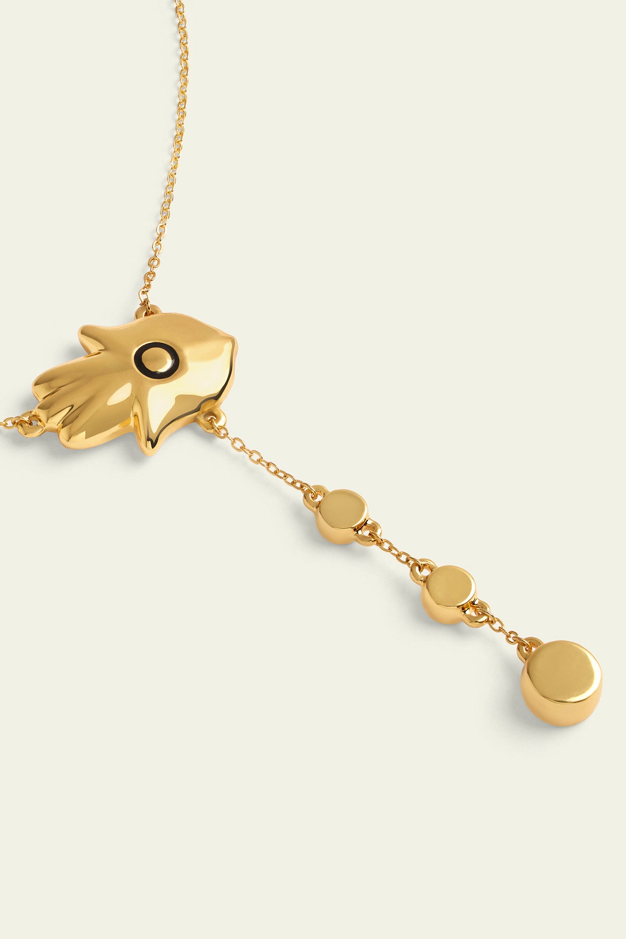 Gold Hamsa Lariat