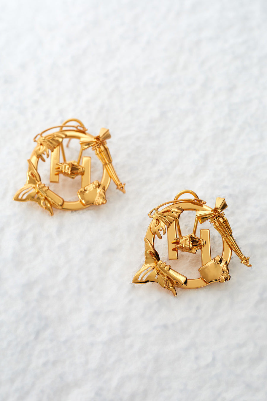 22kt Gold Plated Ear Studs