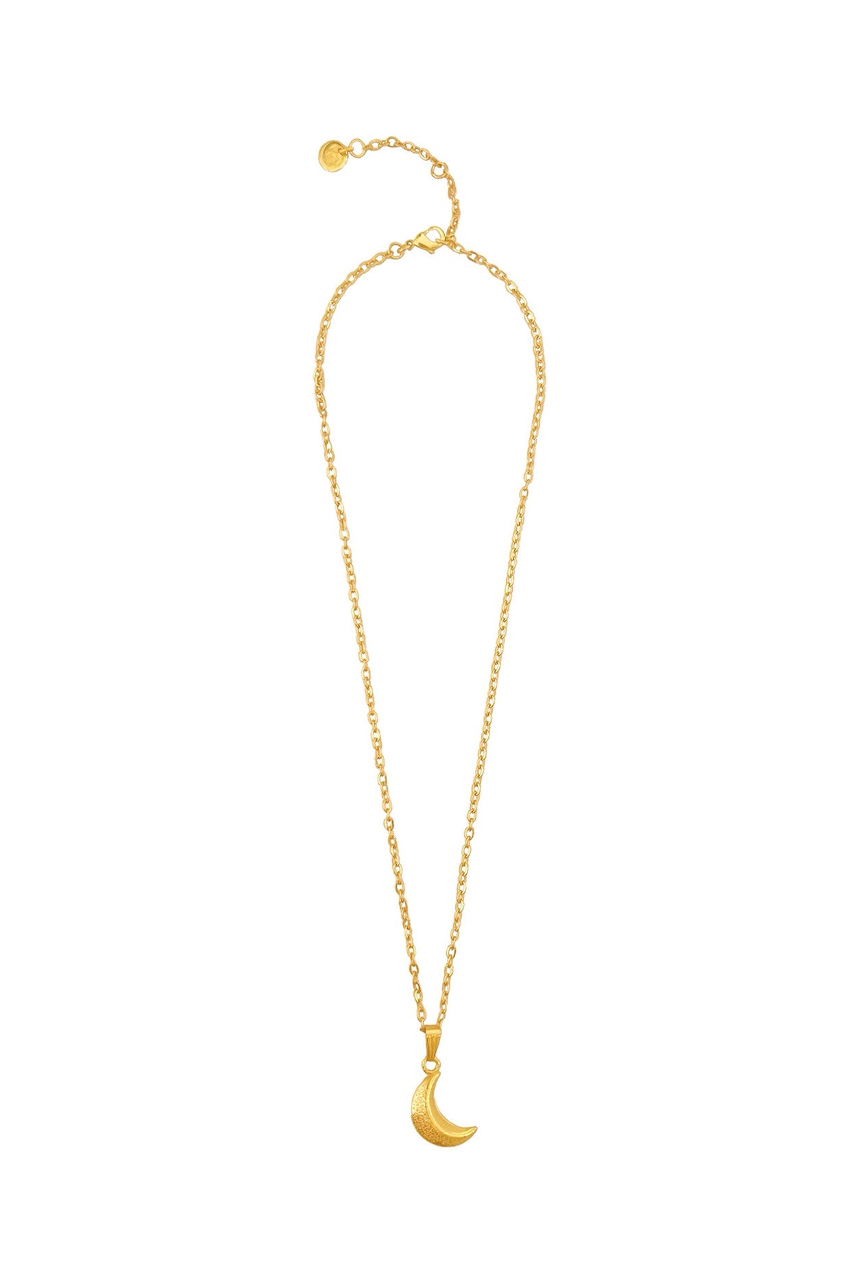 Gold Plated Chand Chain Necklace