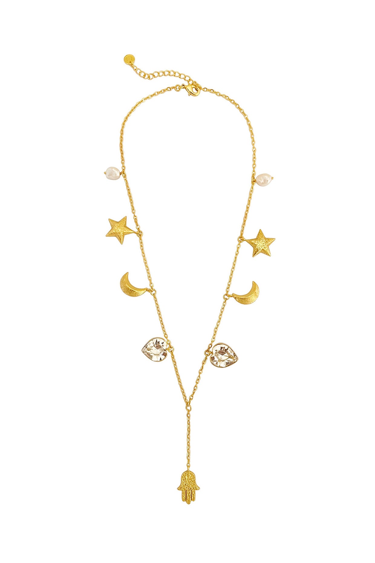Gold Plated Jagamag Chain Necklace