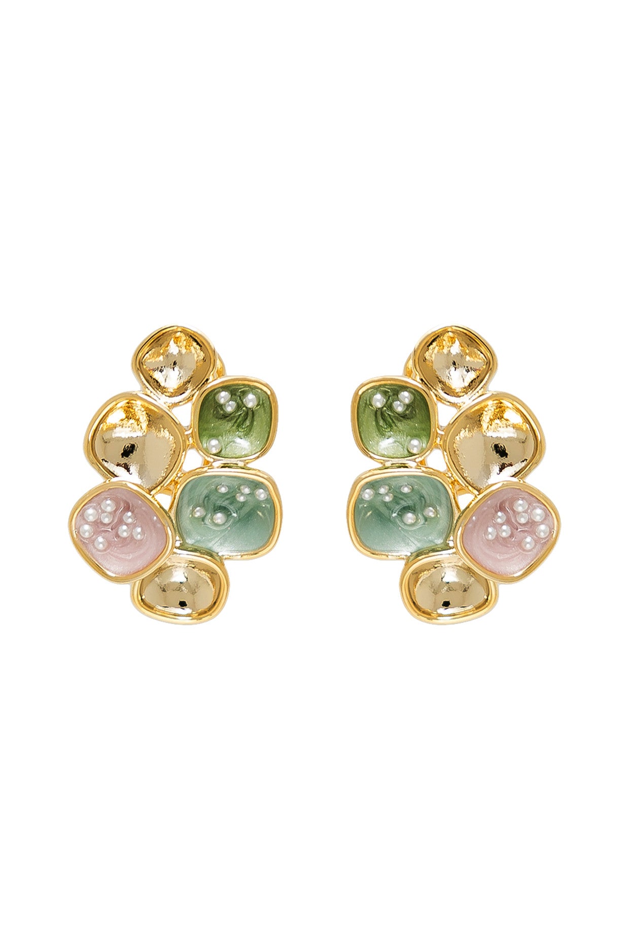 Gold Plated Paron Earrings