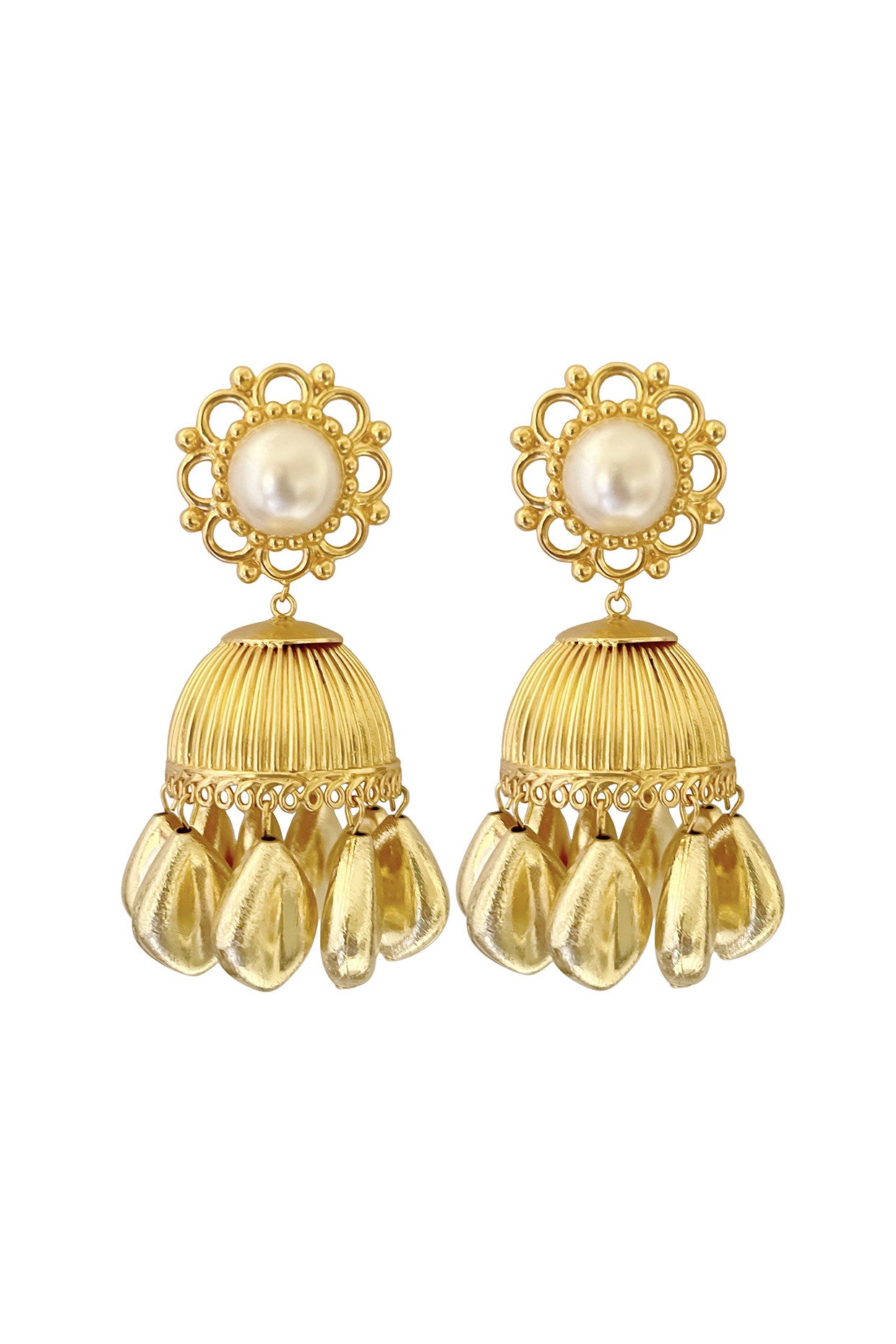 Gold Plated Regal Chandelier Drops