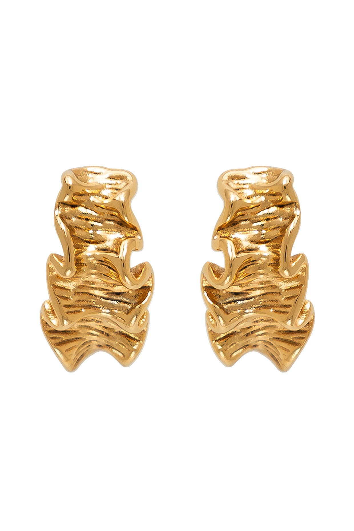 Gold Plated Sybil Hoops