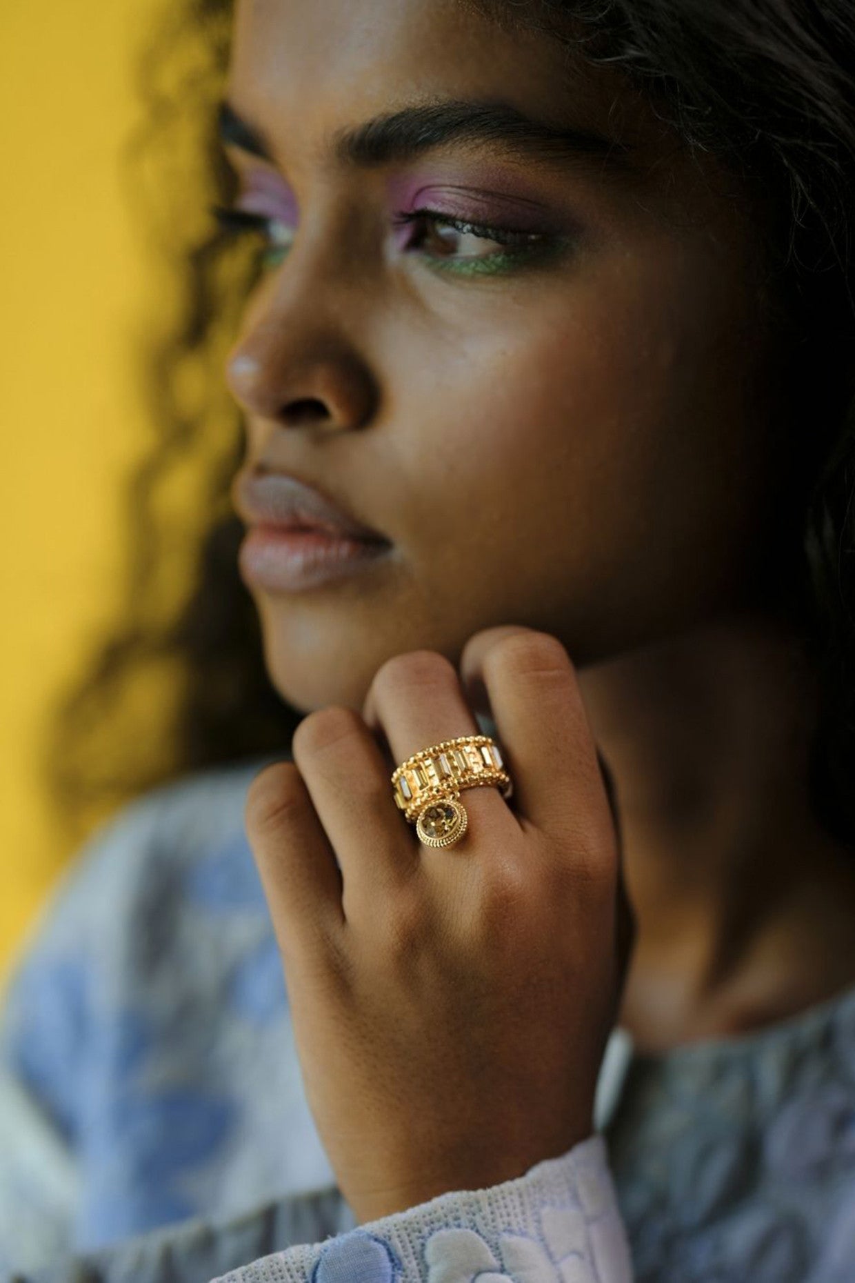 Gold Verse Ring