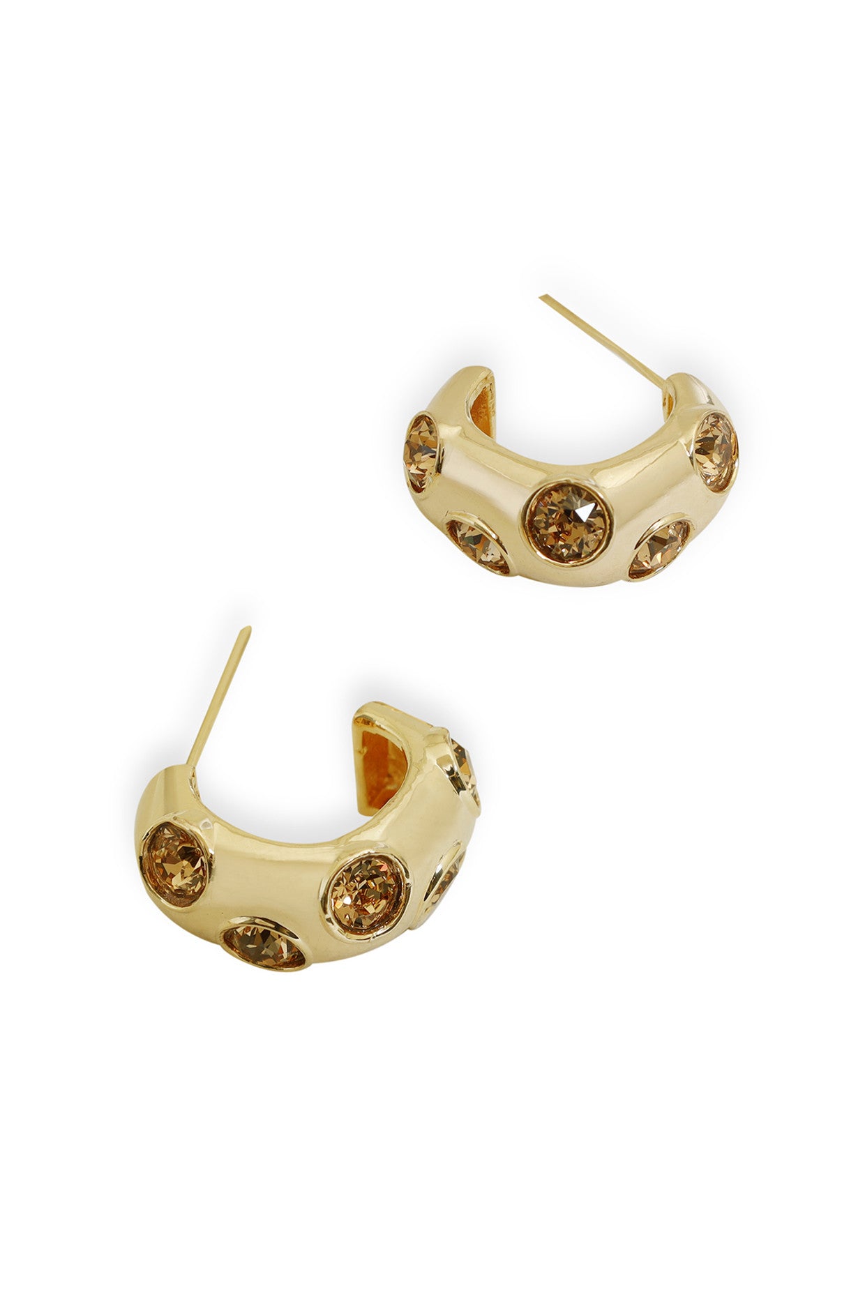 Golden Signet Earrings