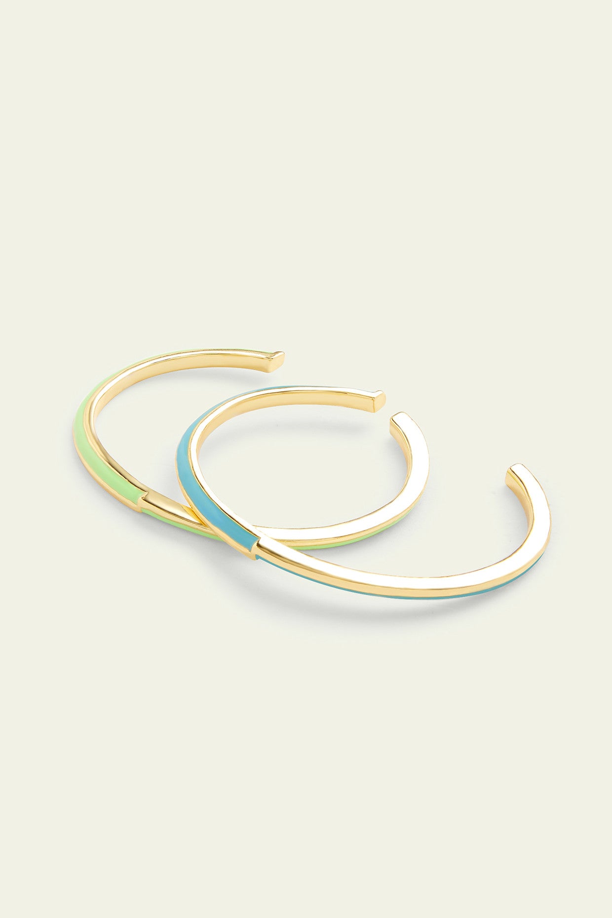 Green & Blue Stackable Cuffs