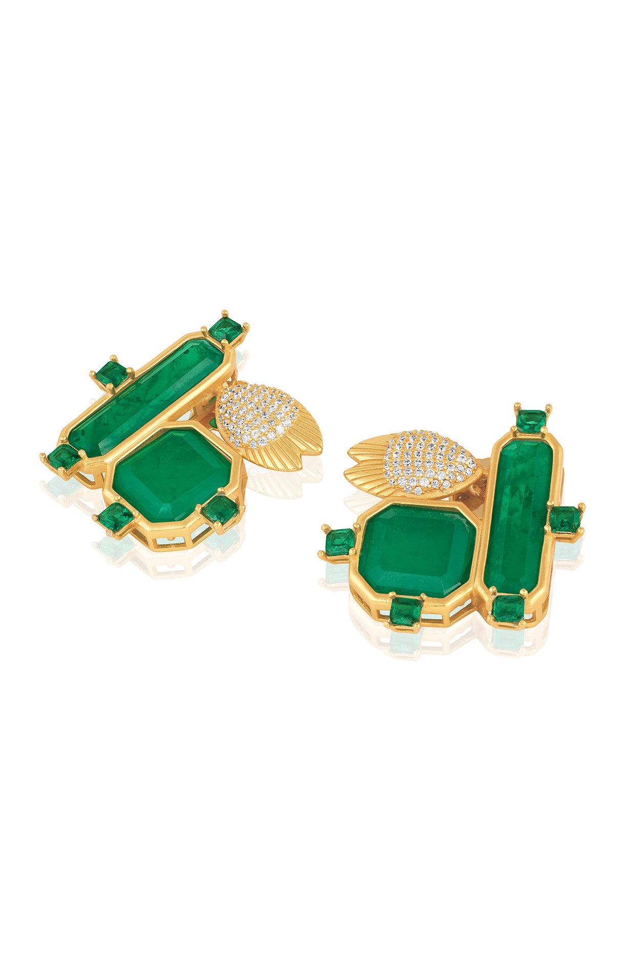 Green With Joy Studs