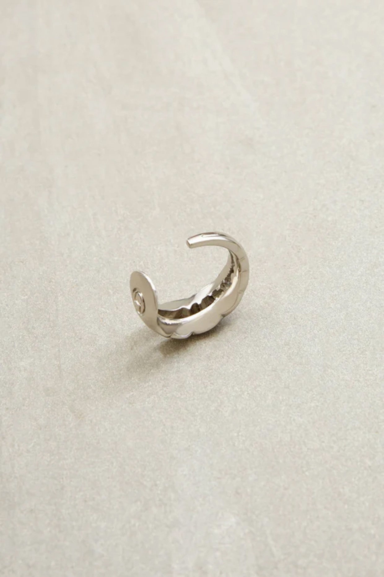 Gunmetal Razor Ring