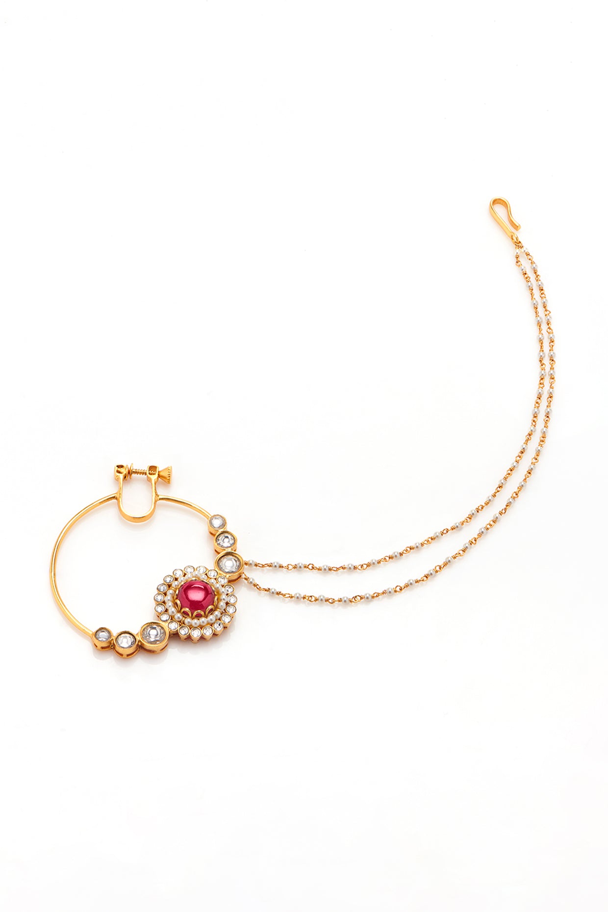 22kt Gold Plated Dilshad Nosering