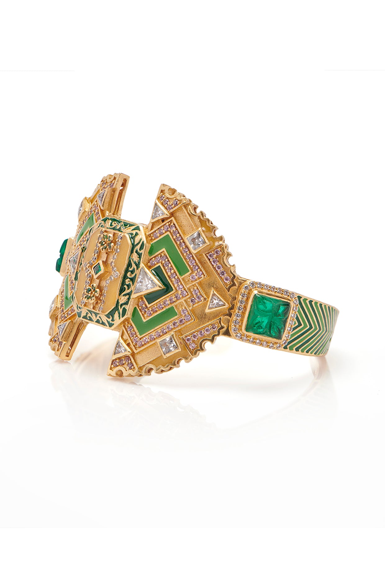 22kt Gold Plated Rumeli Cuff