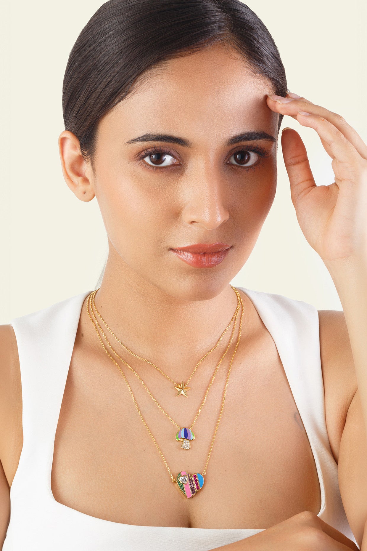 Layered Charm Necklace