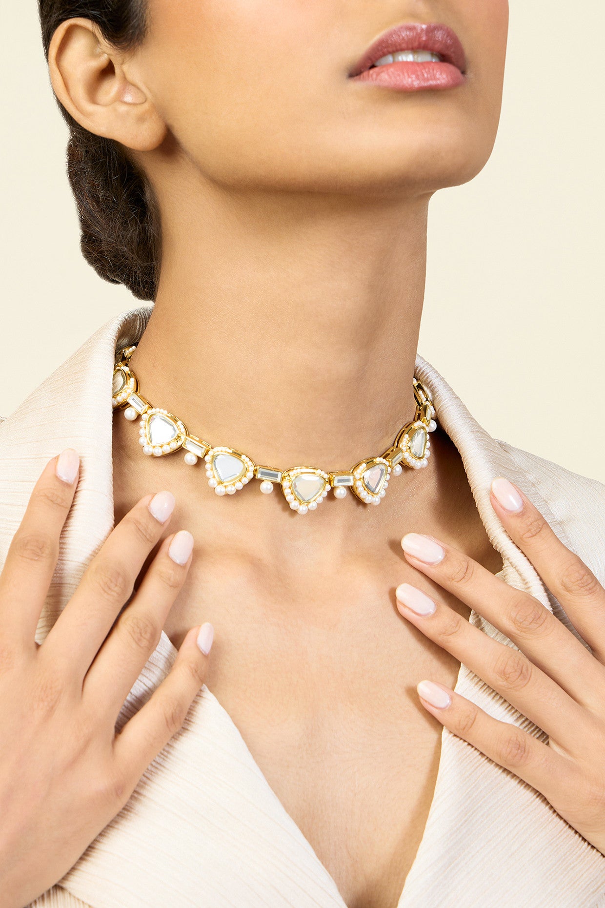 Lucent Riviere Collar Necklace