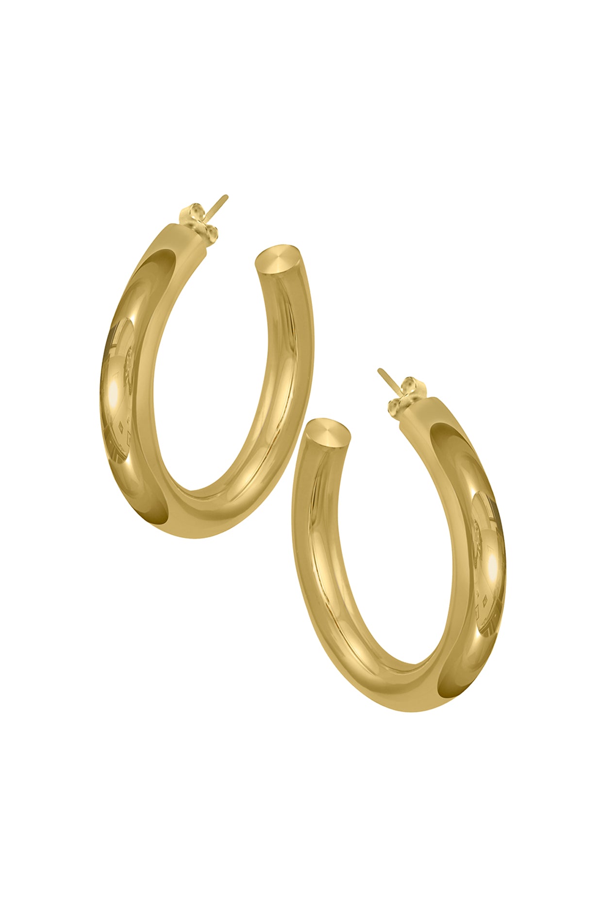 18k Gold Plated Hoop Earring