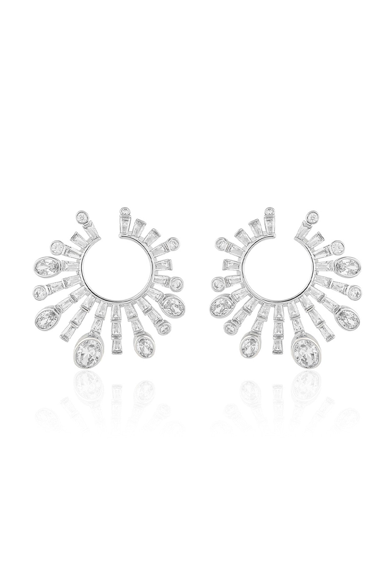 Luxe Indian Front Back Earrings