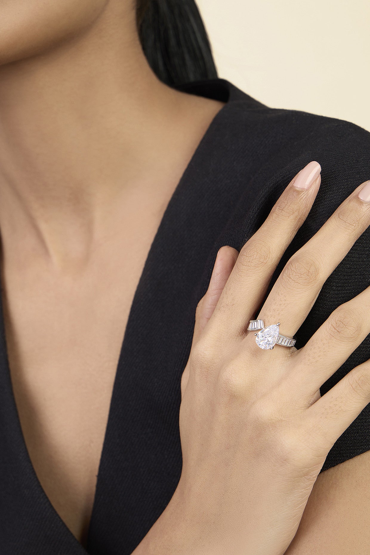 Luxe Solitaire Promise Ring