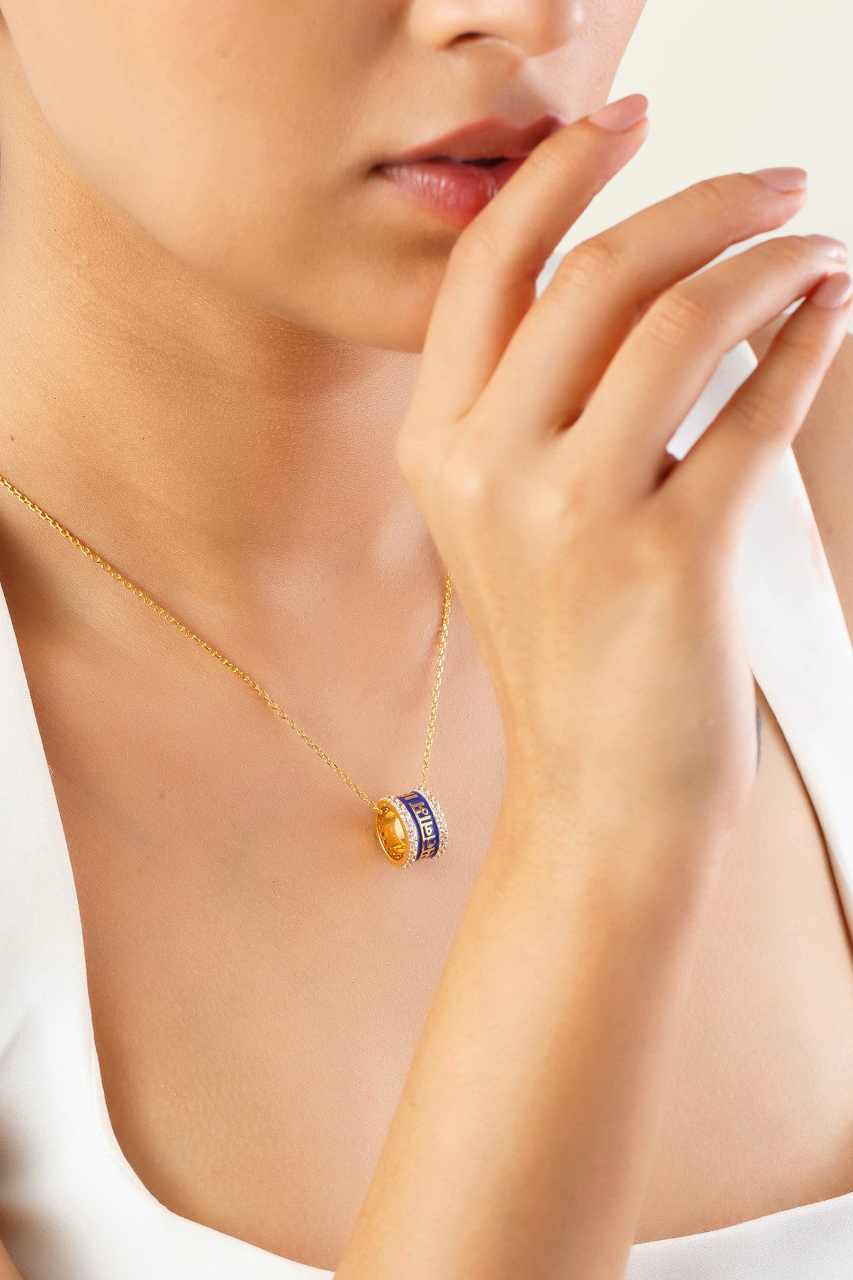 Mantra Ring Necklace