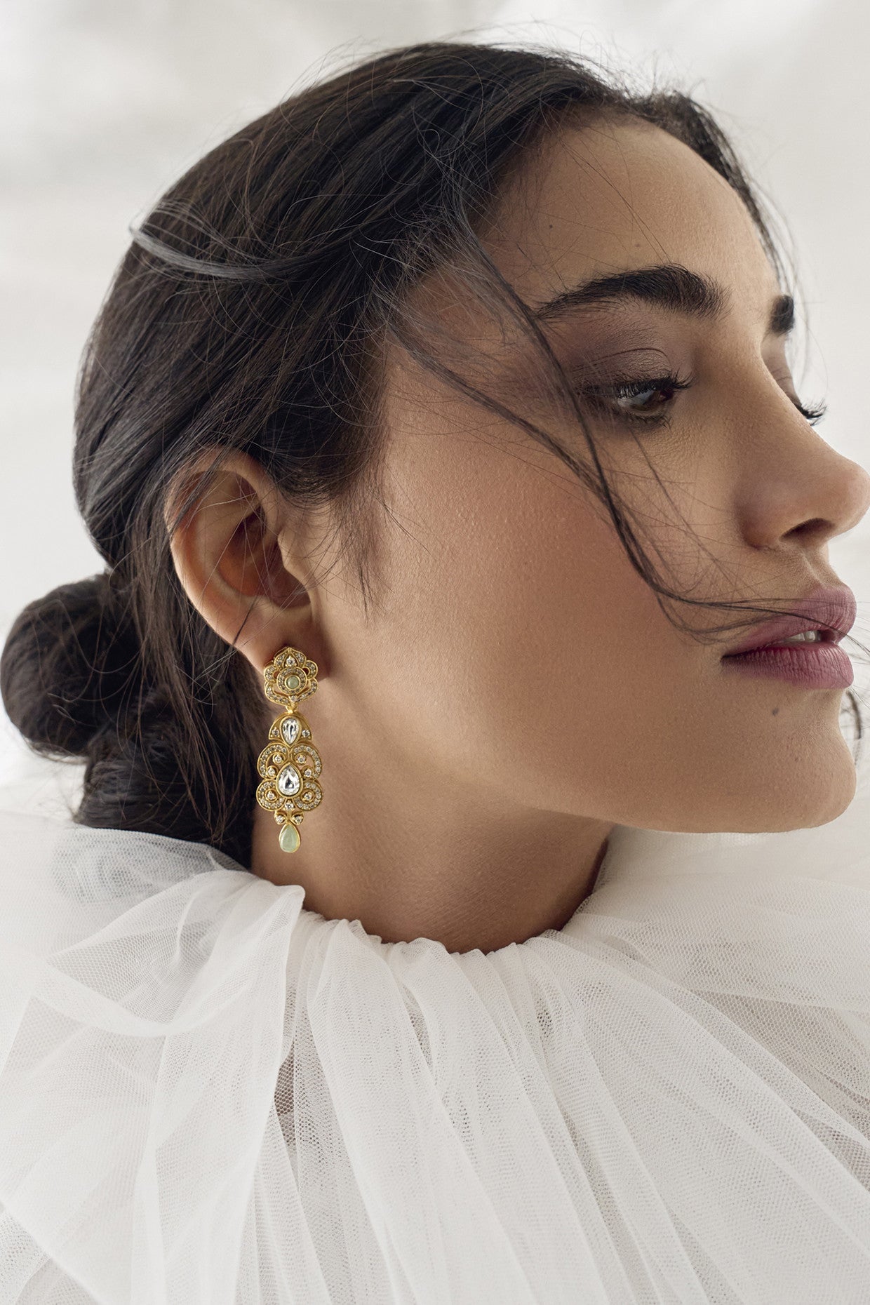 Mehr Azure Drops in 22Kt Gold Plating