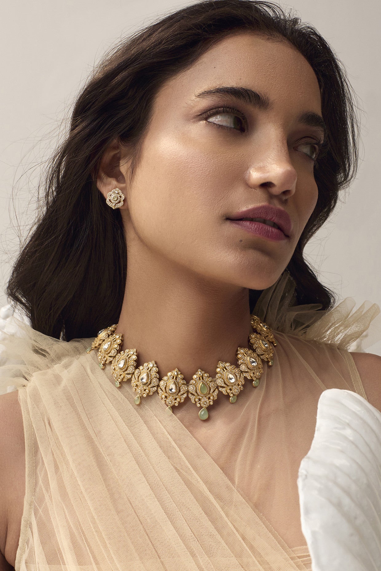 Mehr Iconic Necklace in 22Kt Gold Plating