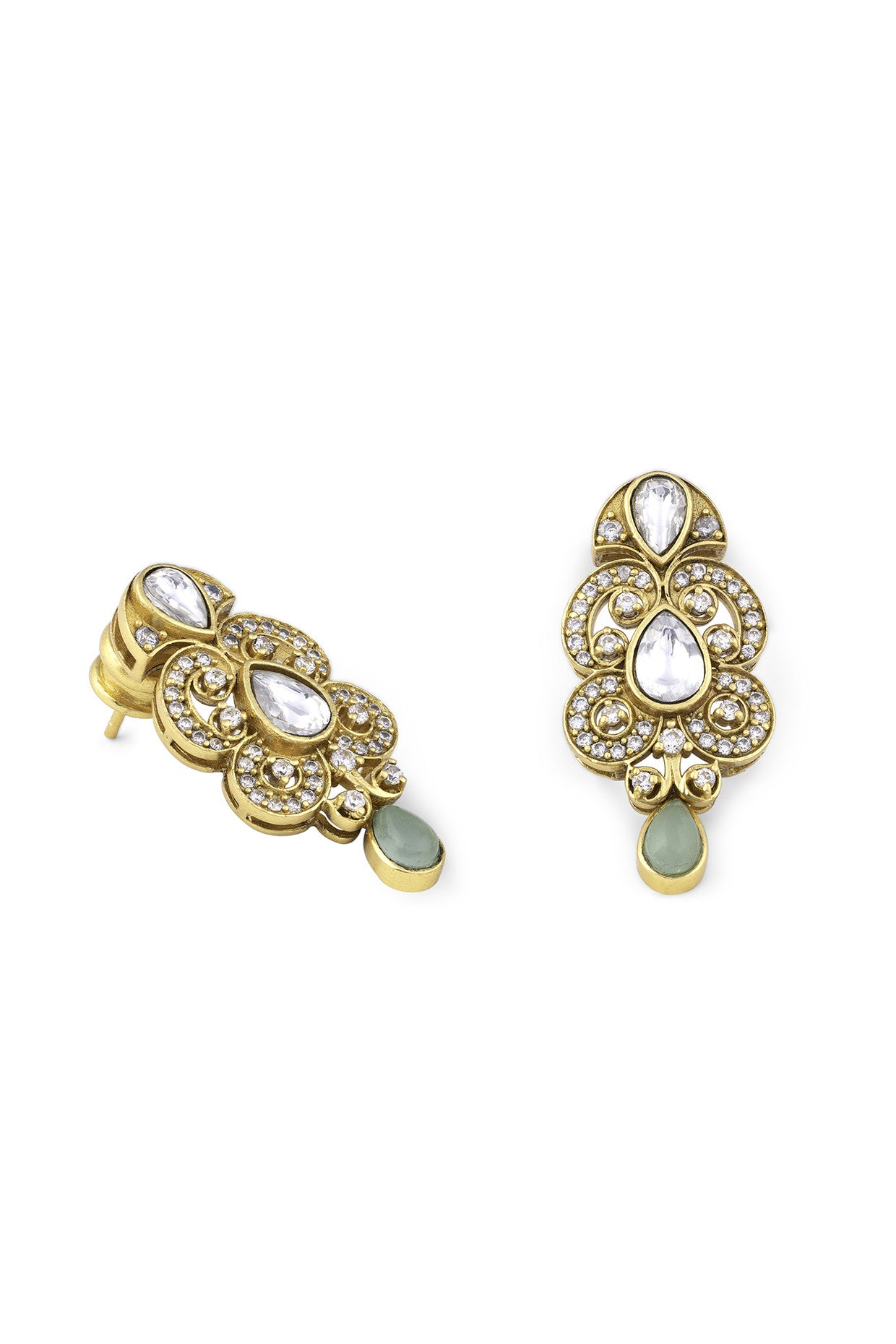 Mehr Studs in 22Kt Gold Plating