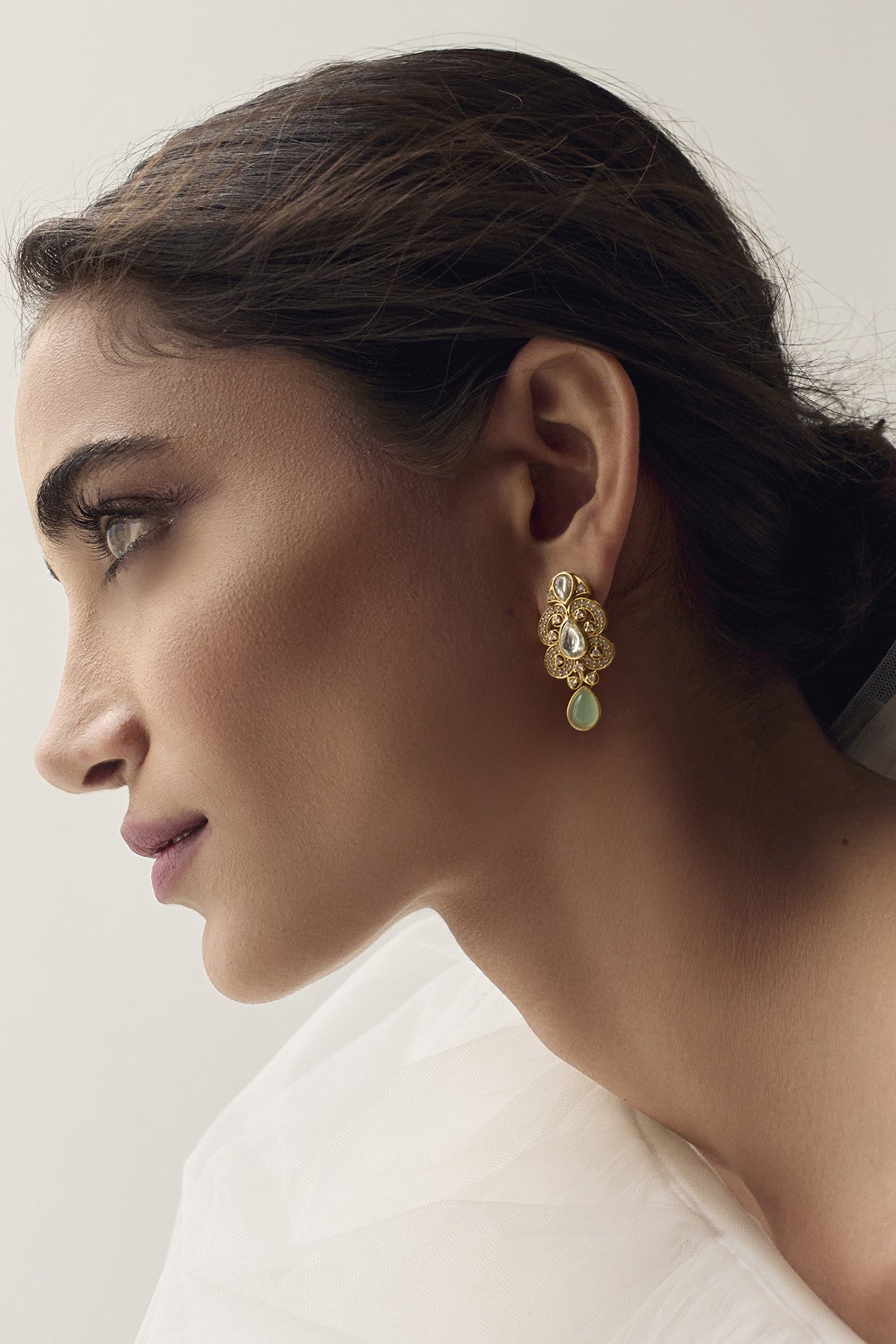 Mehr Studs in 22Kt Gold Plating