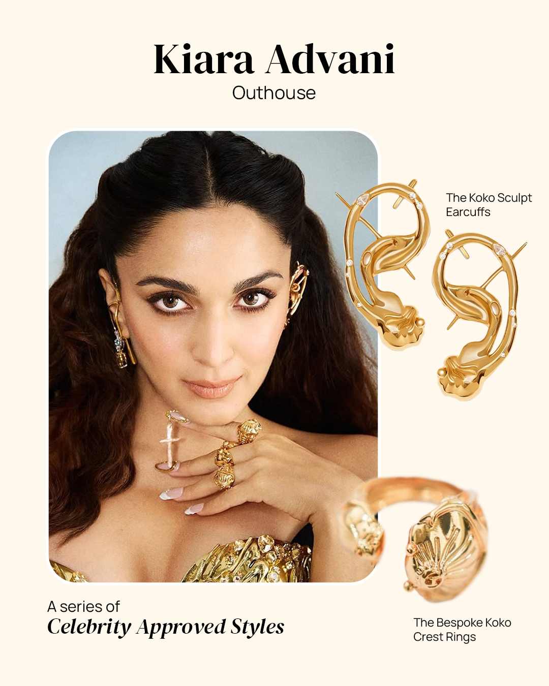The Koko Sculpt Earcuffs
