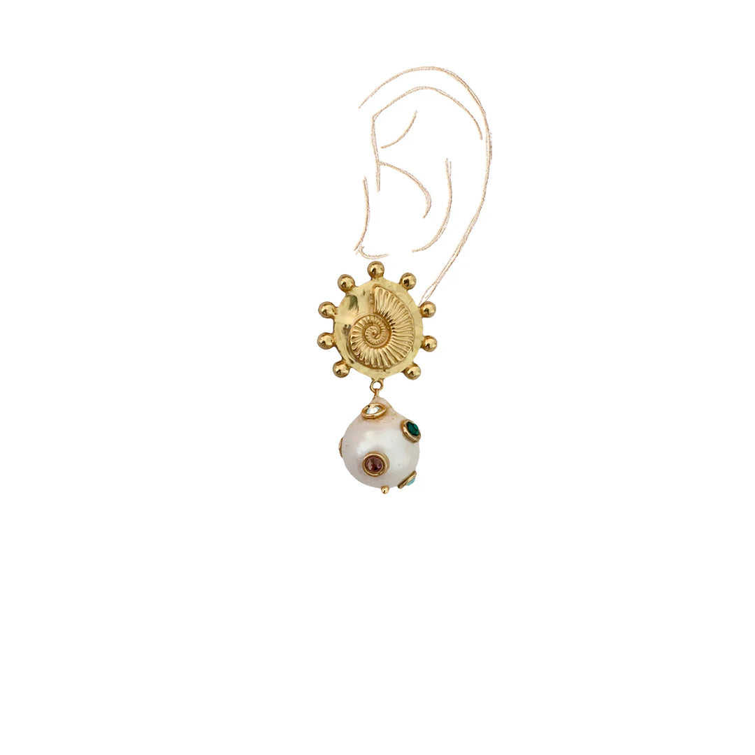 Gold Plated Mini Baroque Drops