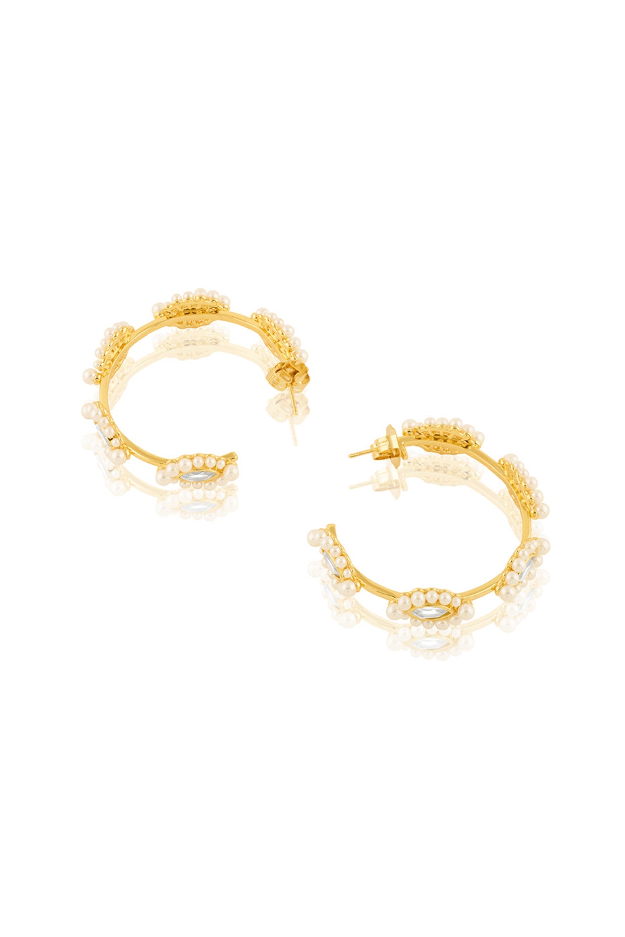 Mirror Moti Big Hoops