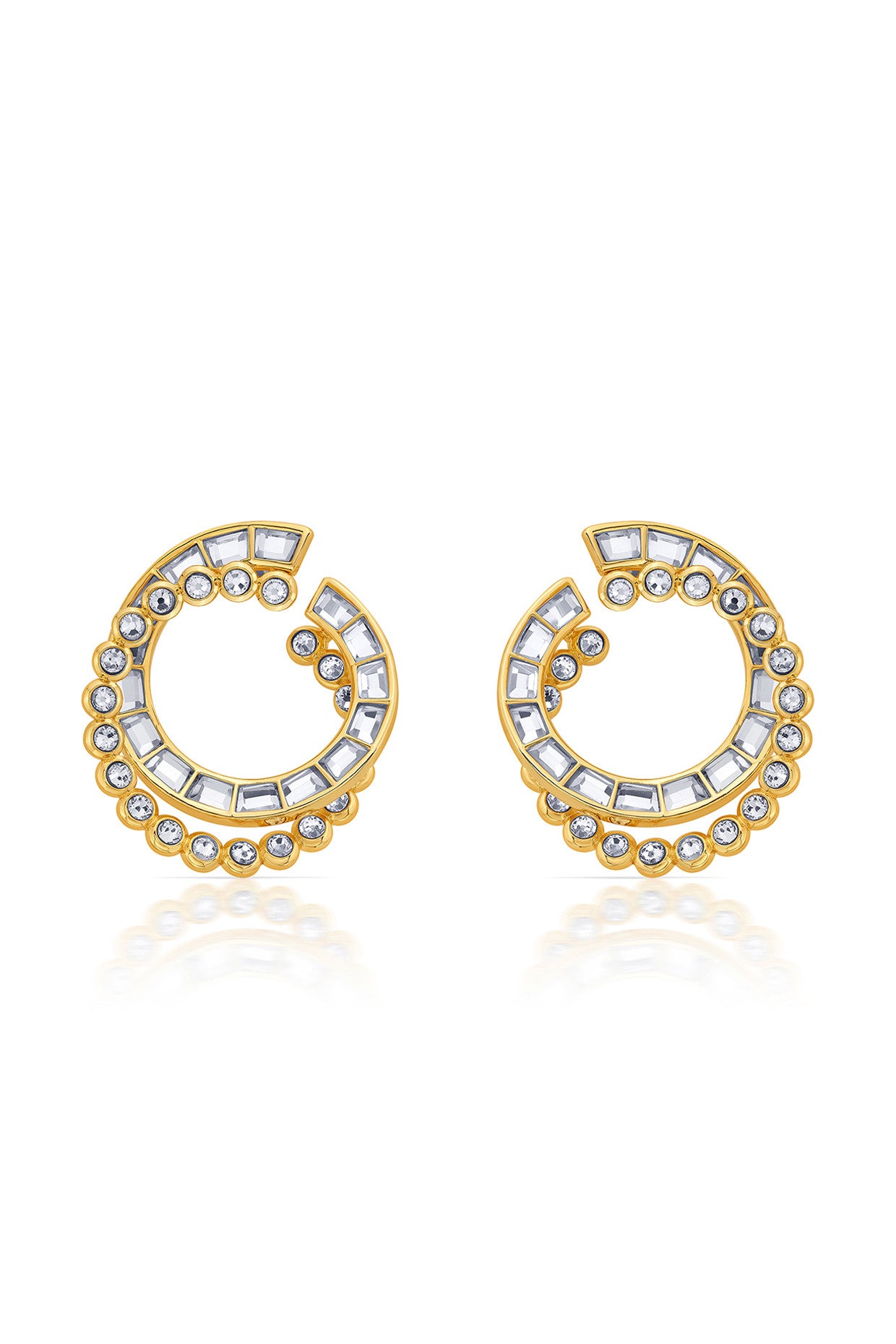 Emerge Disc Earrings