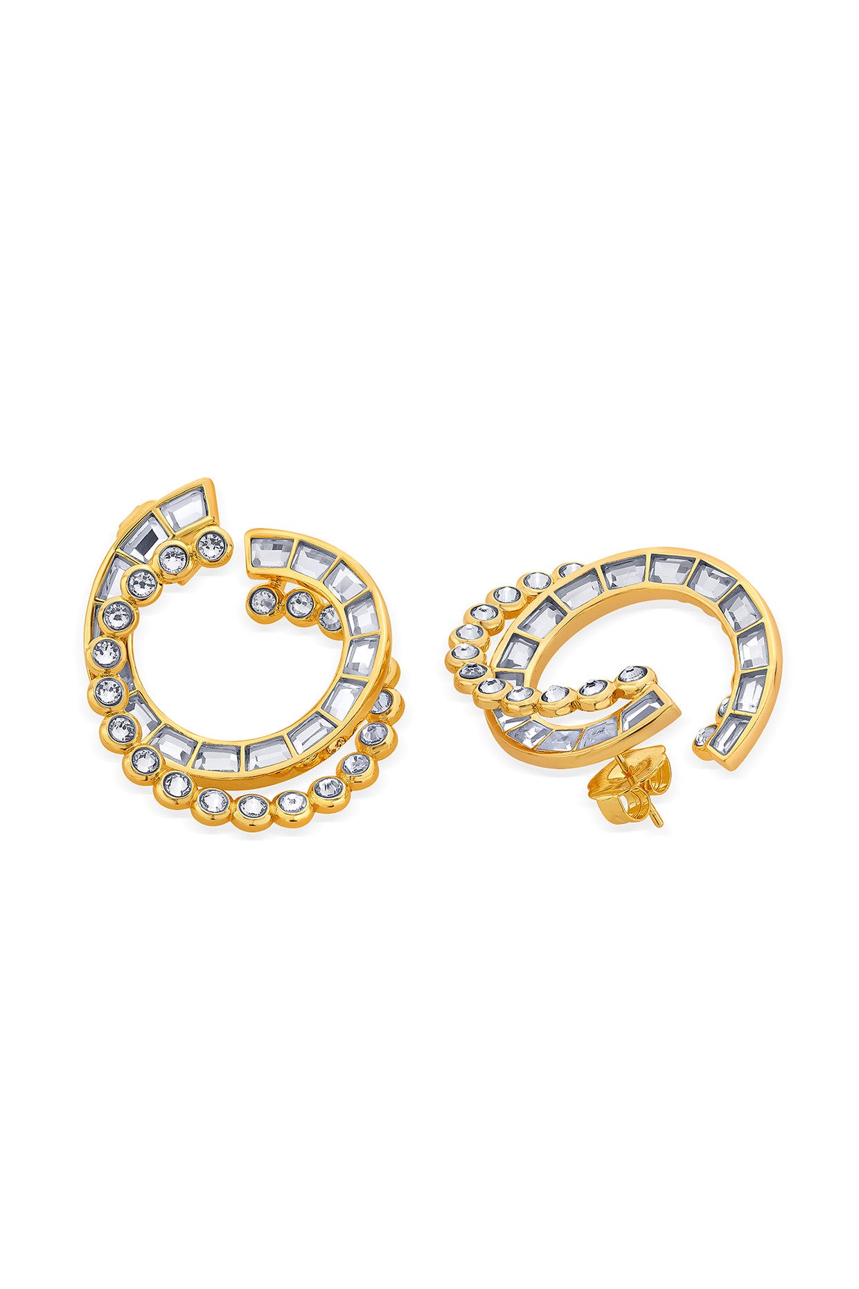 Emerge Disc Earrings