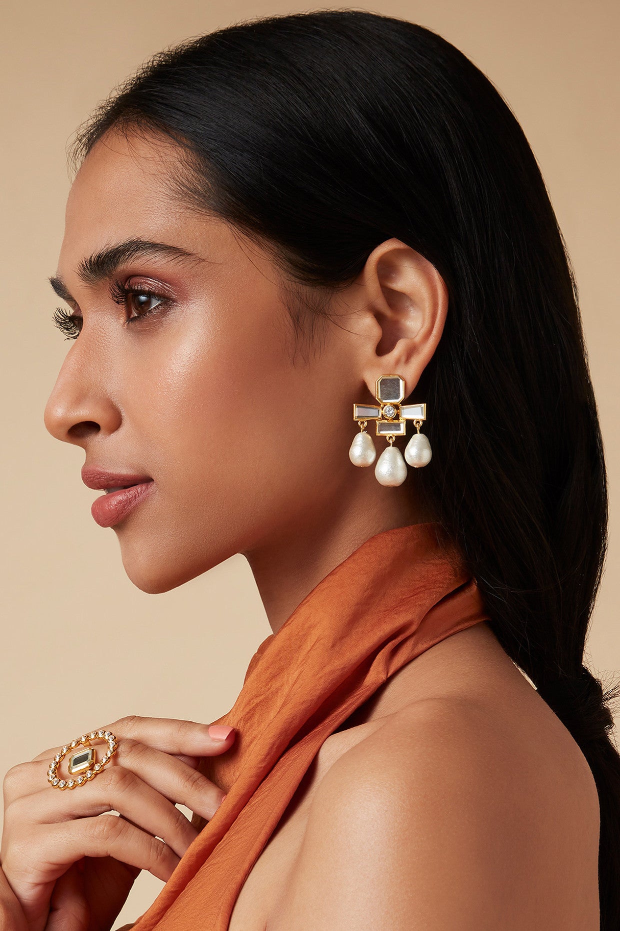Trio Drop Earrings