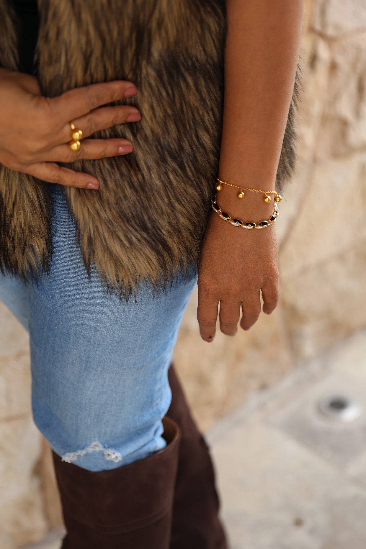 Mother of Pear Brie Bracelet