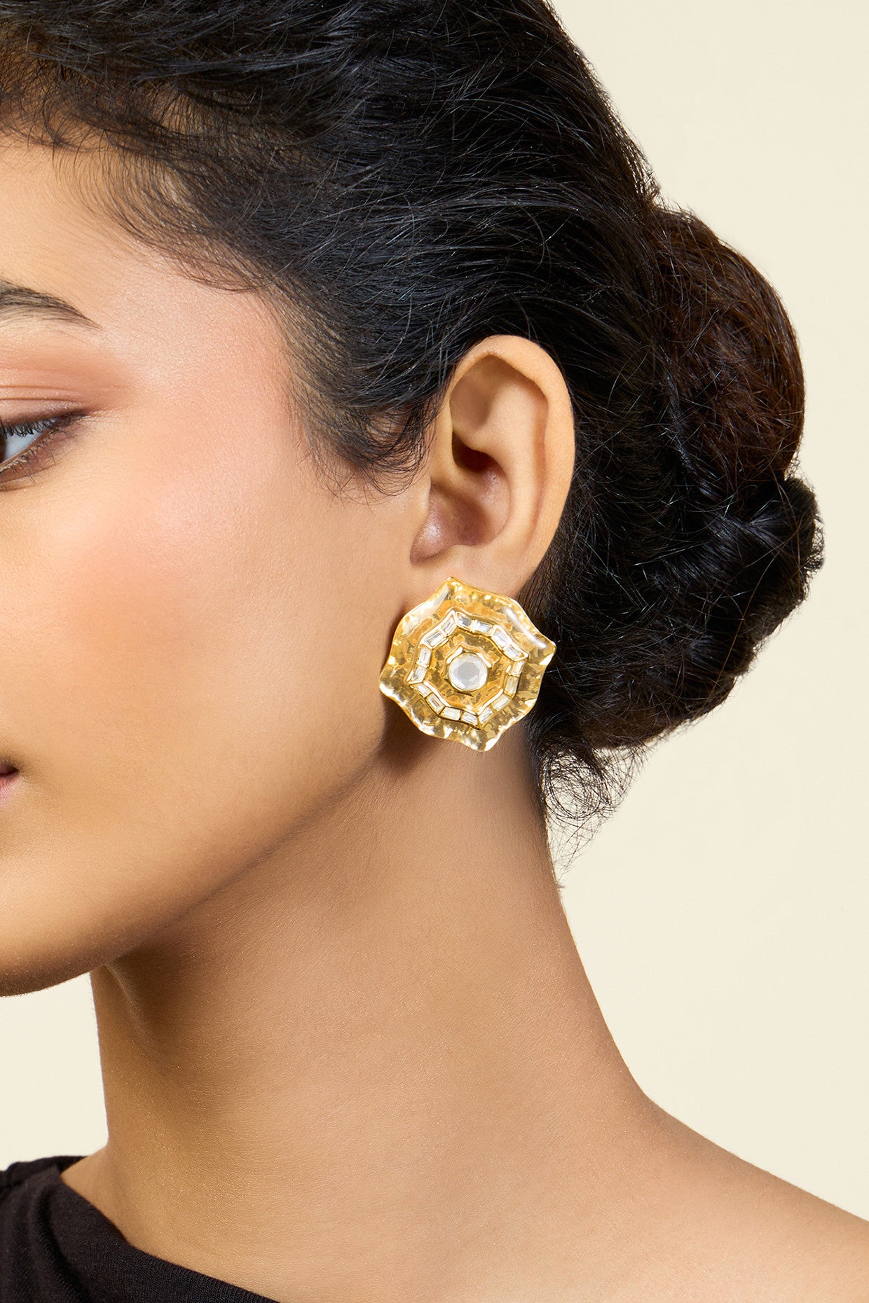 Mughal Mirrors Statement Studs