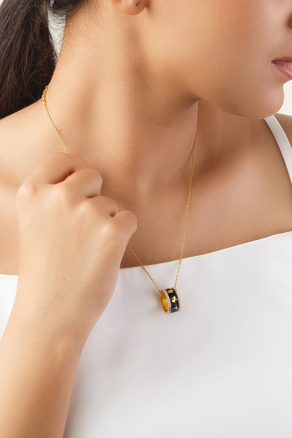 Lucky Charm Ring Necklace