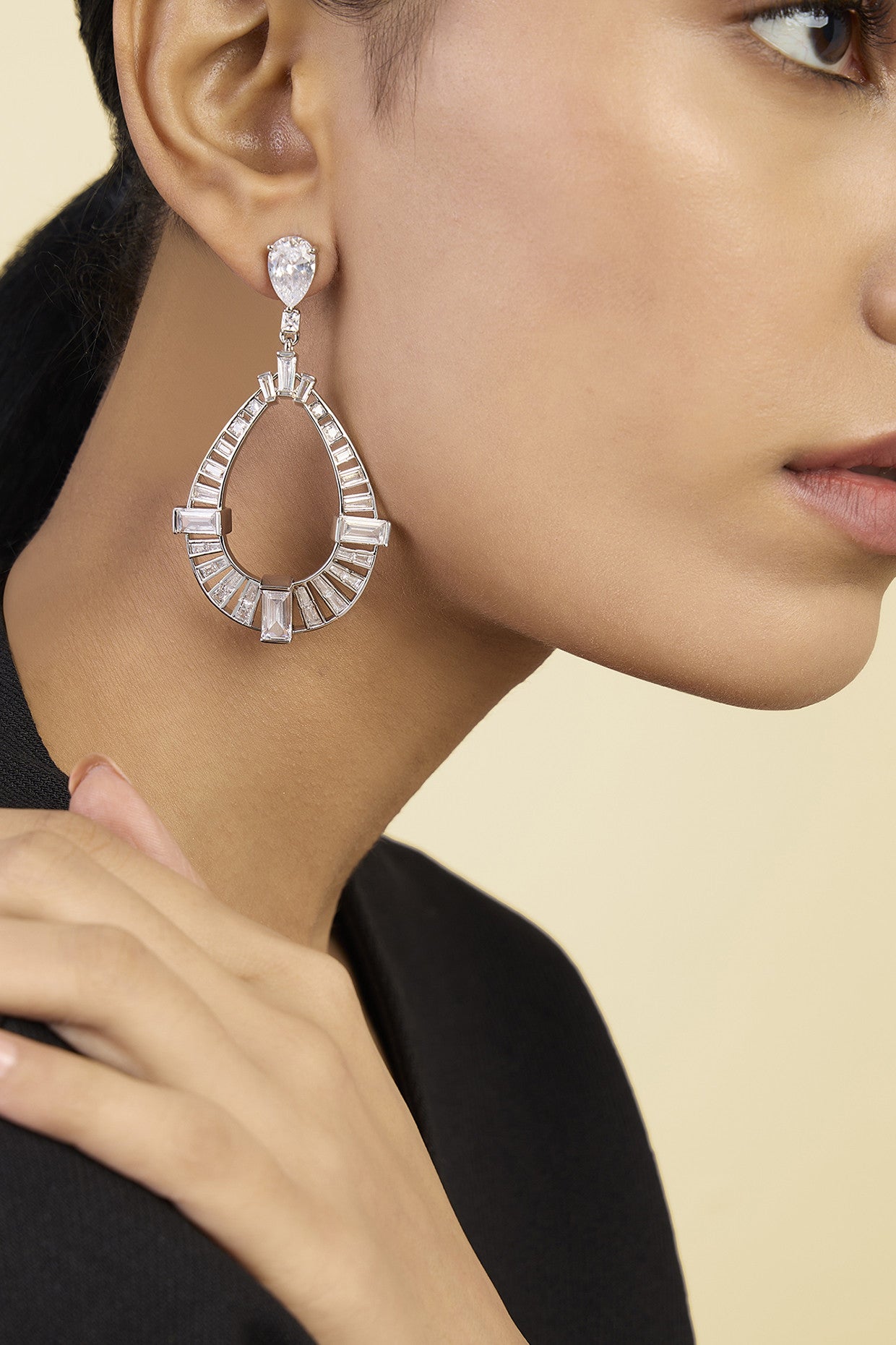 Pear Drop Duster Earrings