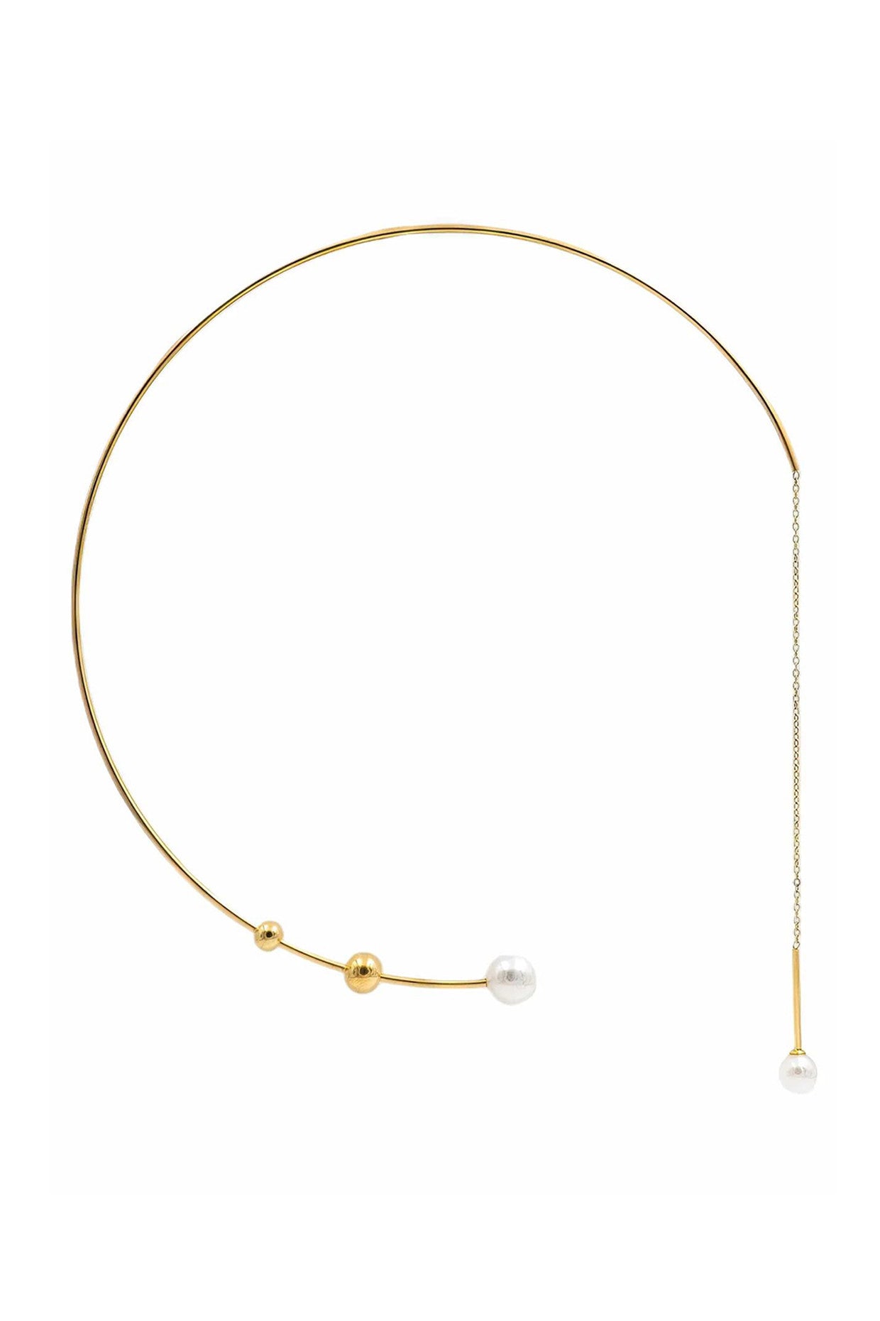 Pearl Necklace 18k Gold plated
