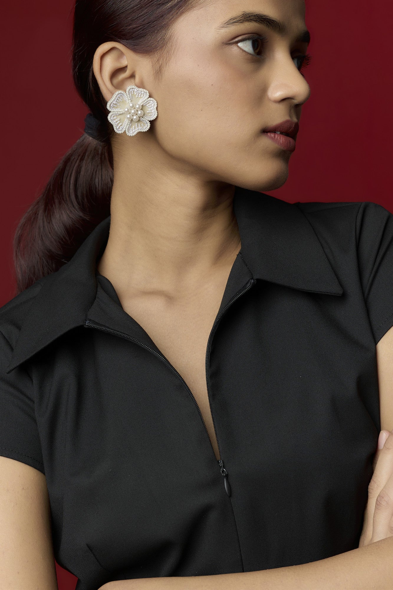 Pearl Studded Earrings